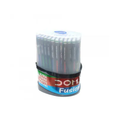 DOMS FUSION X-TRA SUPER DARK GRAPHITE PENCIL 100PCS JAR PACK ART NO.76557